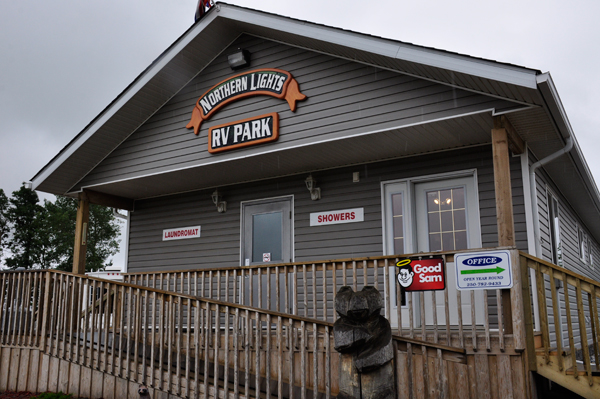 Northern Lights RV Park laundry and shower building